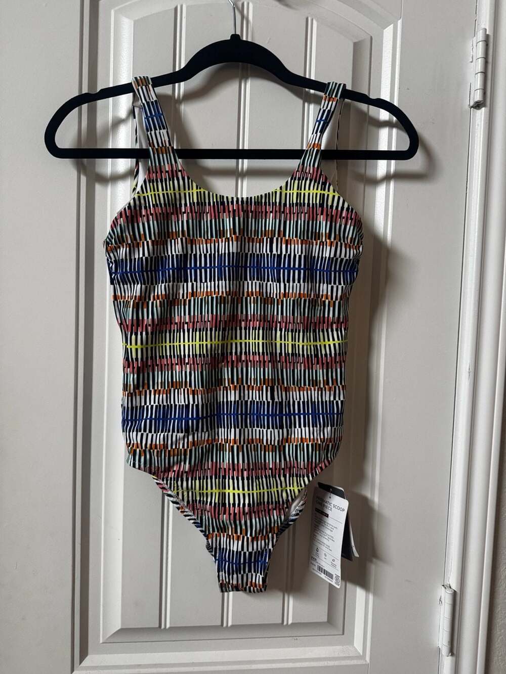 Athleta Prismatic Scoop One Piece Swimsuit in Multicolor